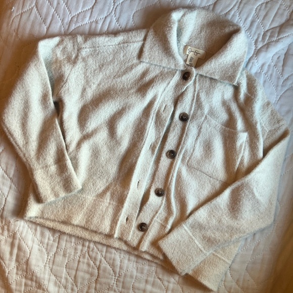 Jessica Simpson Sweaters - Jessica Simpson White Sweater